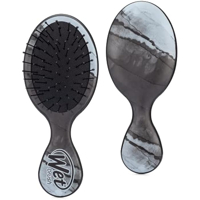 Wet Brush Squirt Detangler Hair Brushes, Gravel - Mini Detangling Comb with Ultra-Soft IntelliFlex Bristles Glide Through Tangles with Ease - Pain-Free Hair Accessories for All Hair Types - Image 1